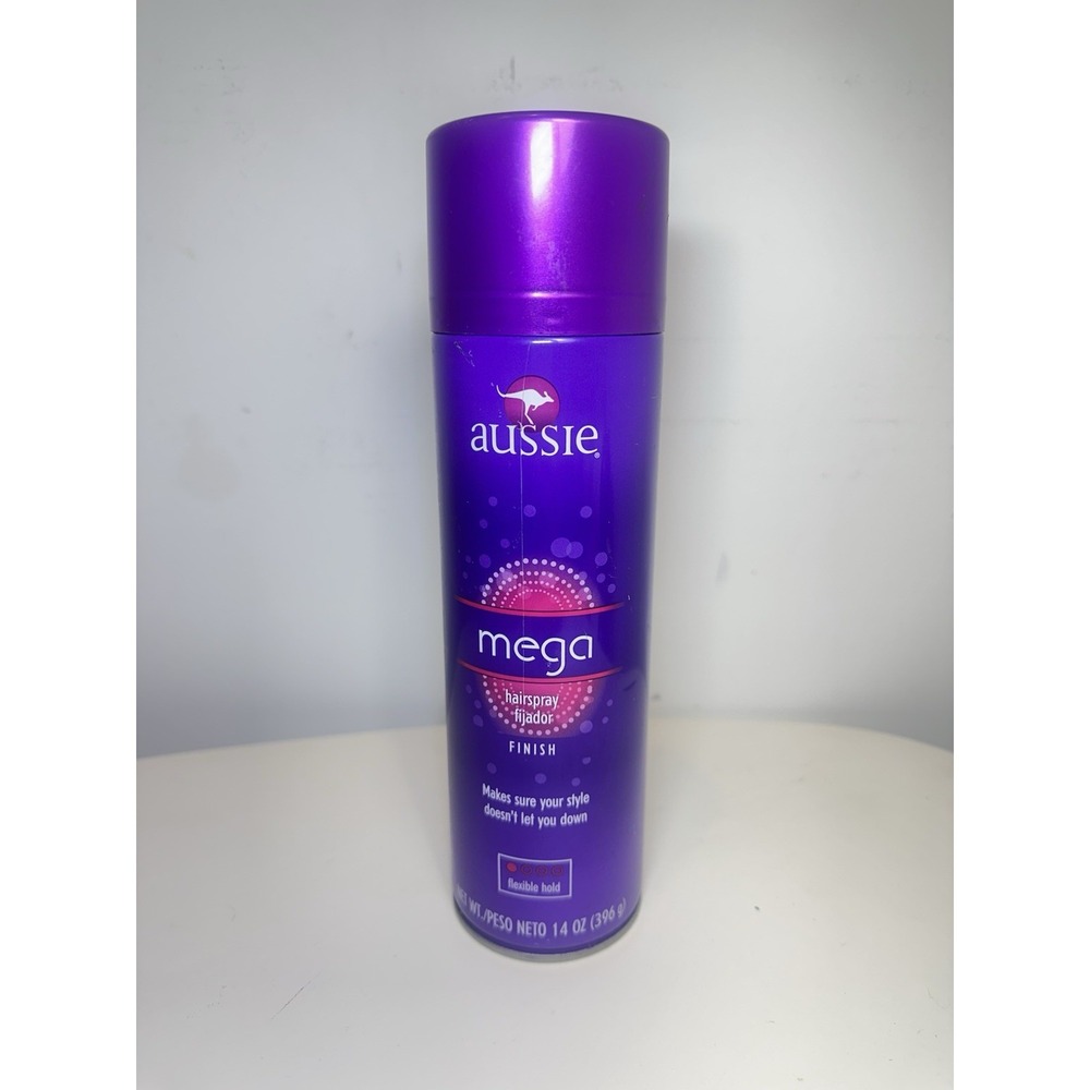 AUSSIE Mega Hair Spray 24HR Flexible Hold Discontinued 14oz
